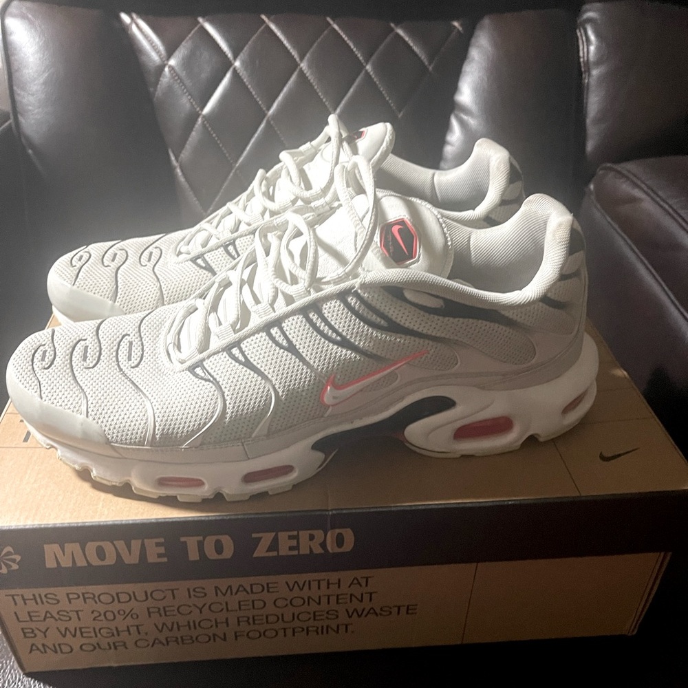 Nike White and Pink Athletic Shoes